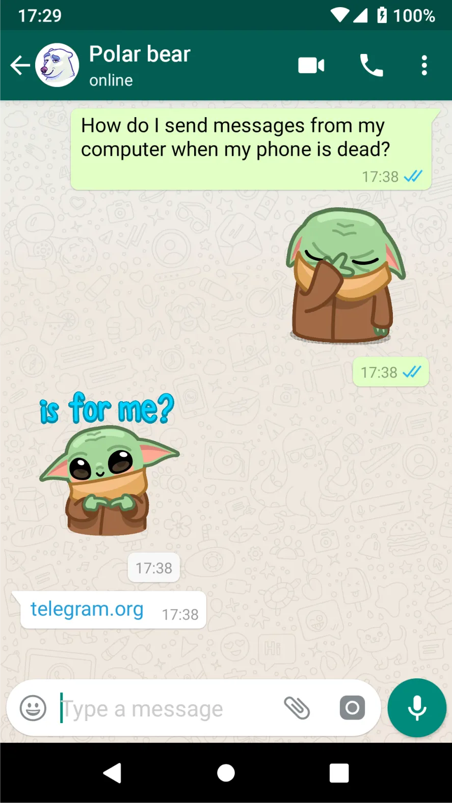 Baby Yoda Stickers | Indus Appstore | Screenshot