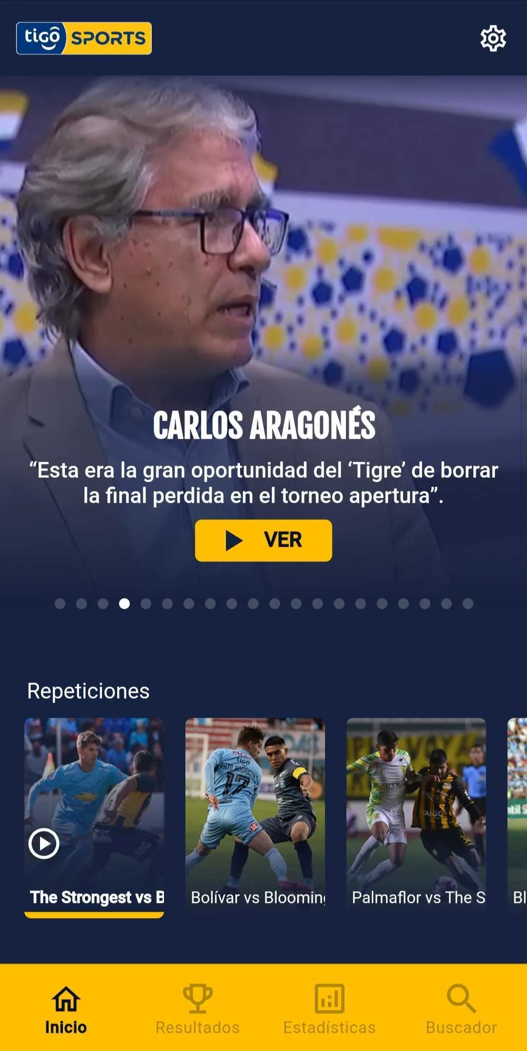 Tigo Sports Bolivia | Indus Appstore | Screenshot