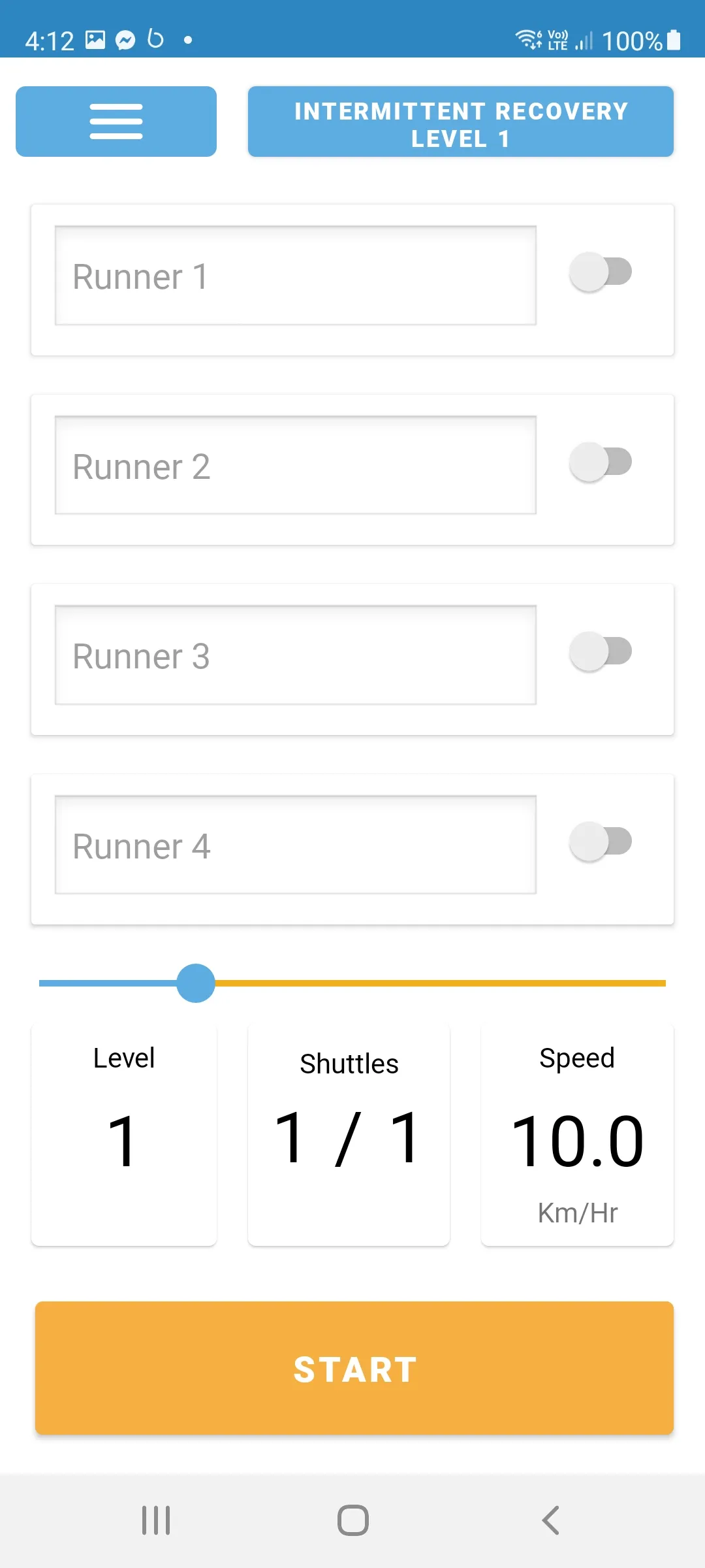 YoYo Fitness Test | Indus Appstore | Screenshot