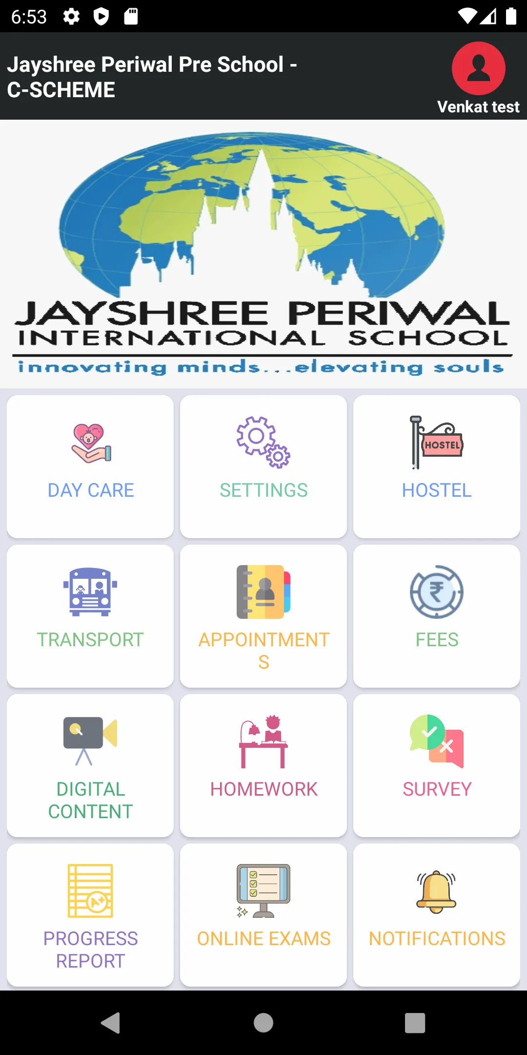 Jayshree Periwal Int PreSchool | Indus Appstore | Screenshot