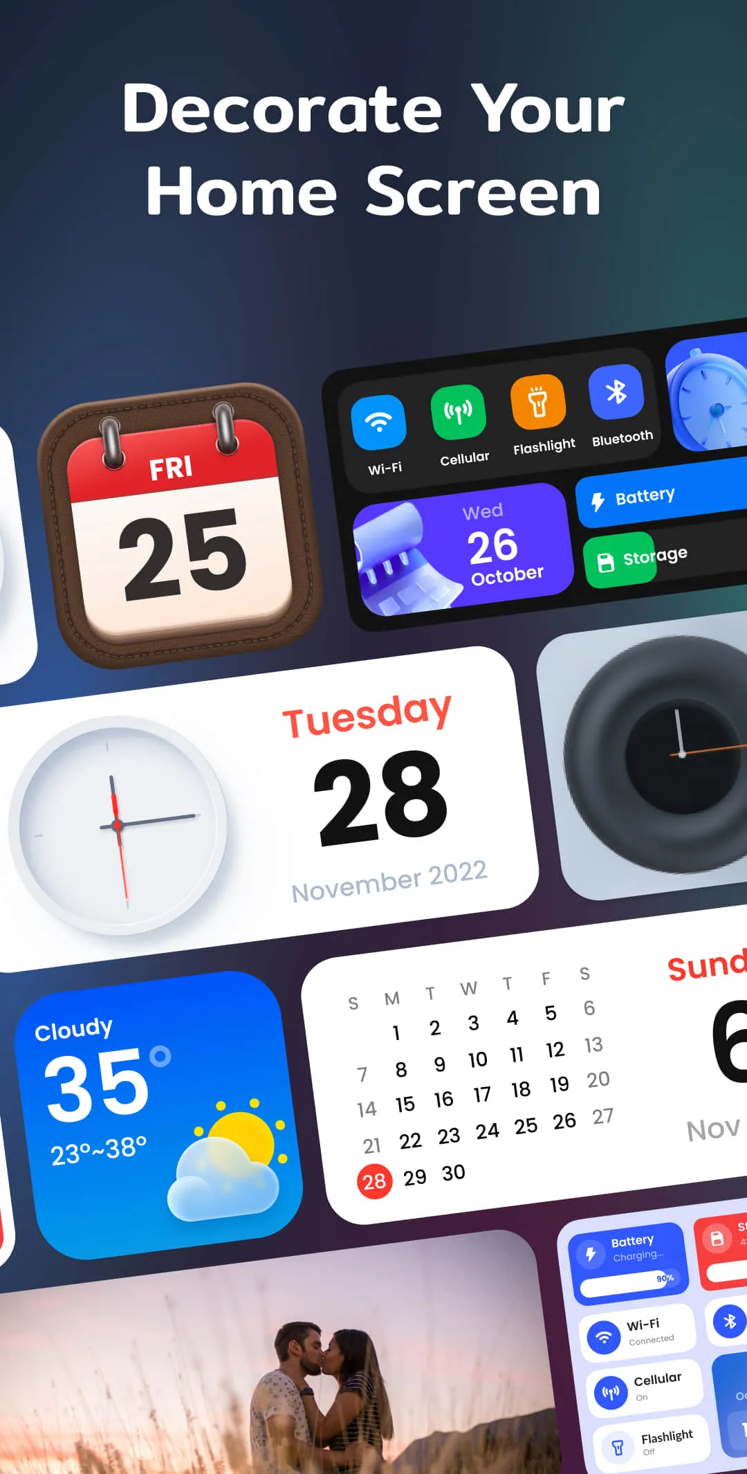 Color Widgets, Theme: iWidgets | Indus Appstore | Screenshot