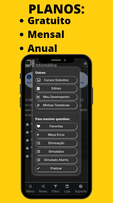 Prof Educação Física Simulados | Indus Appstore | Screenshot