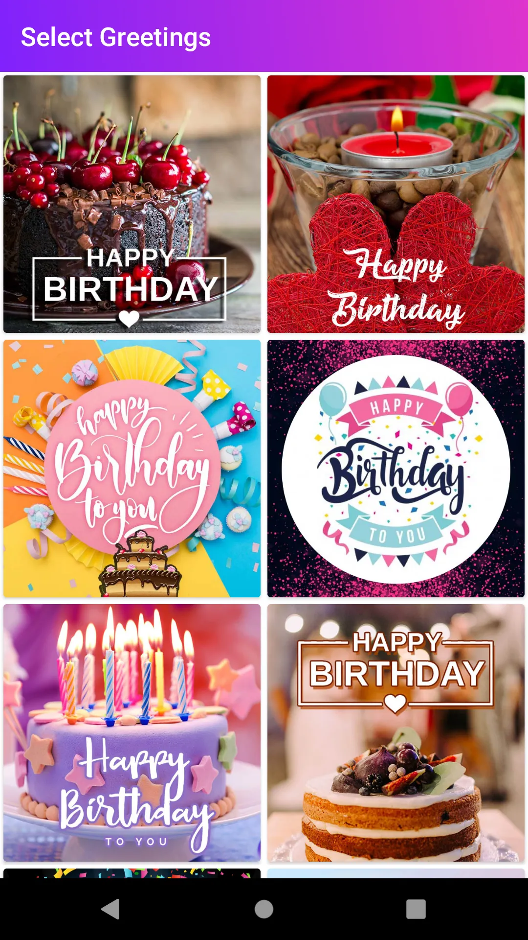 Birthday Wishes, Images | Indus Appstore | Screenshot