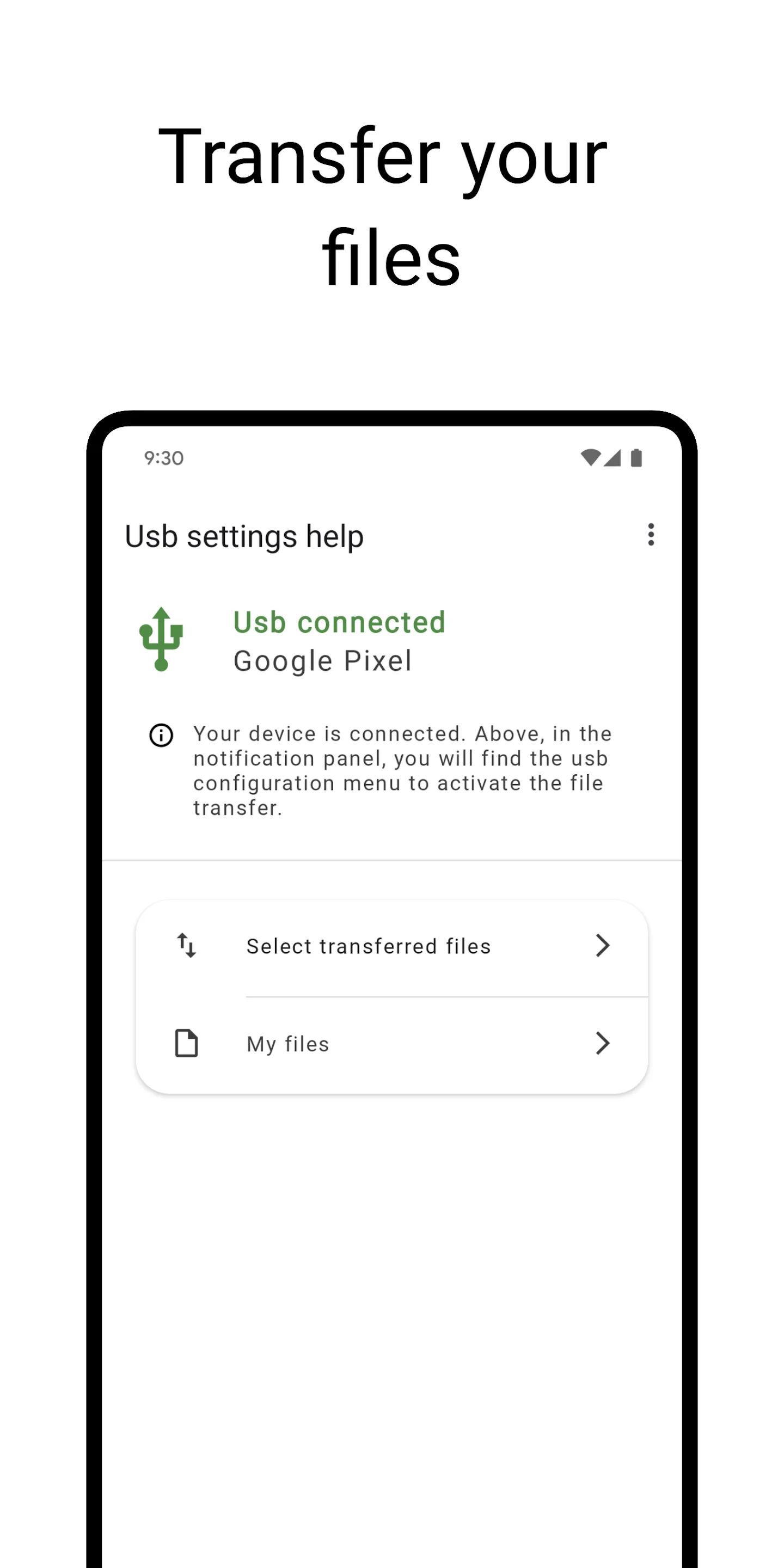 USB settings help | Indus Appstore | Screenshot