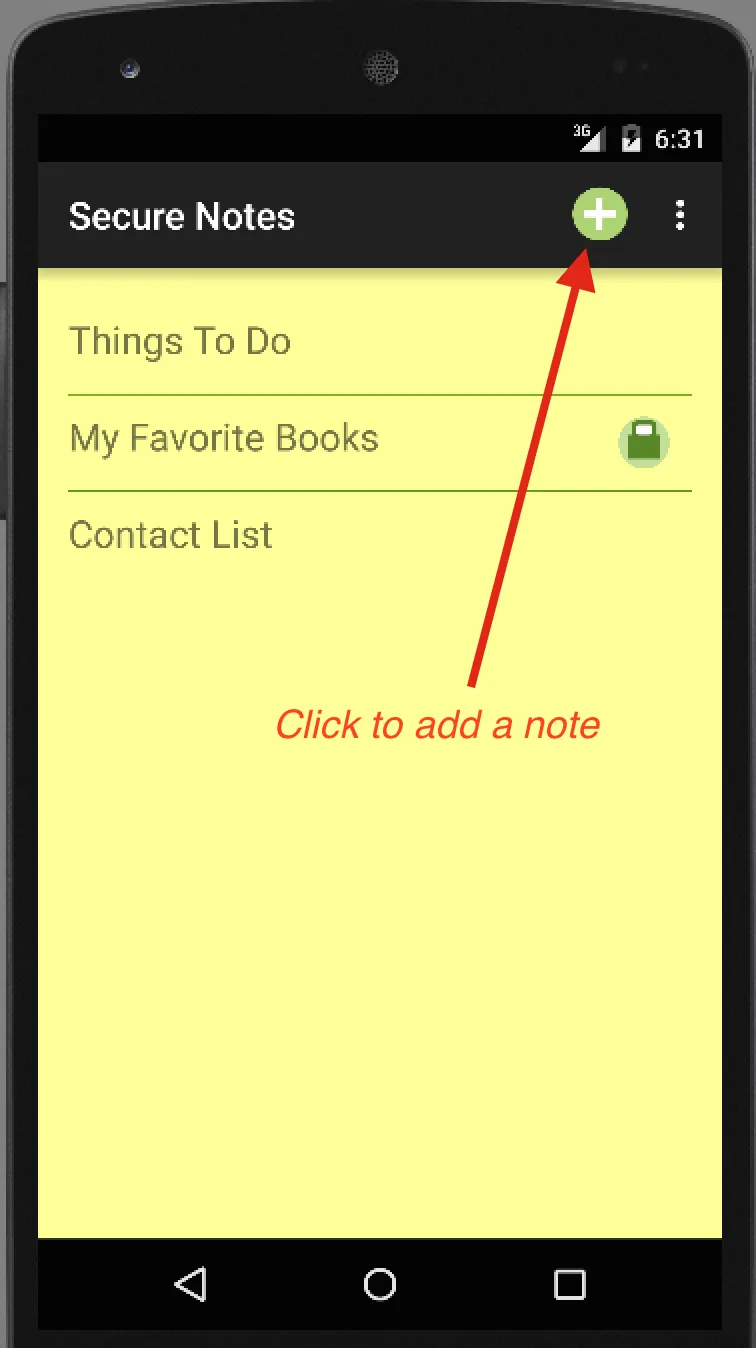 Secure Notes | Indus Appstore | Screenshot