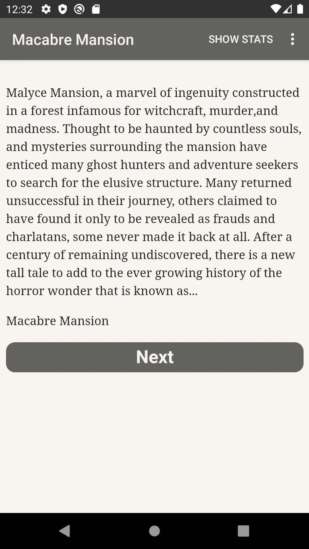 Macabre Mansion | Indus Appstore | Screenshot