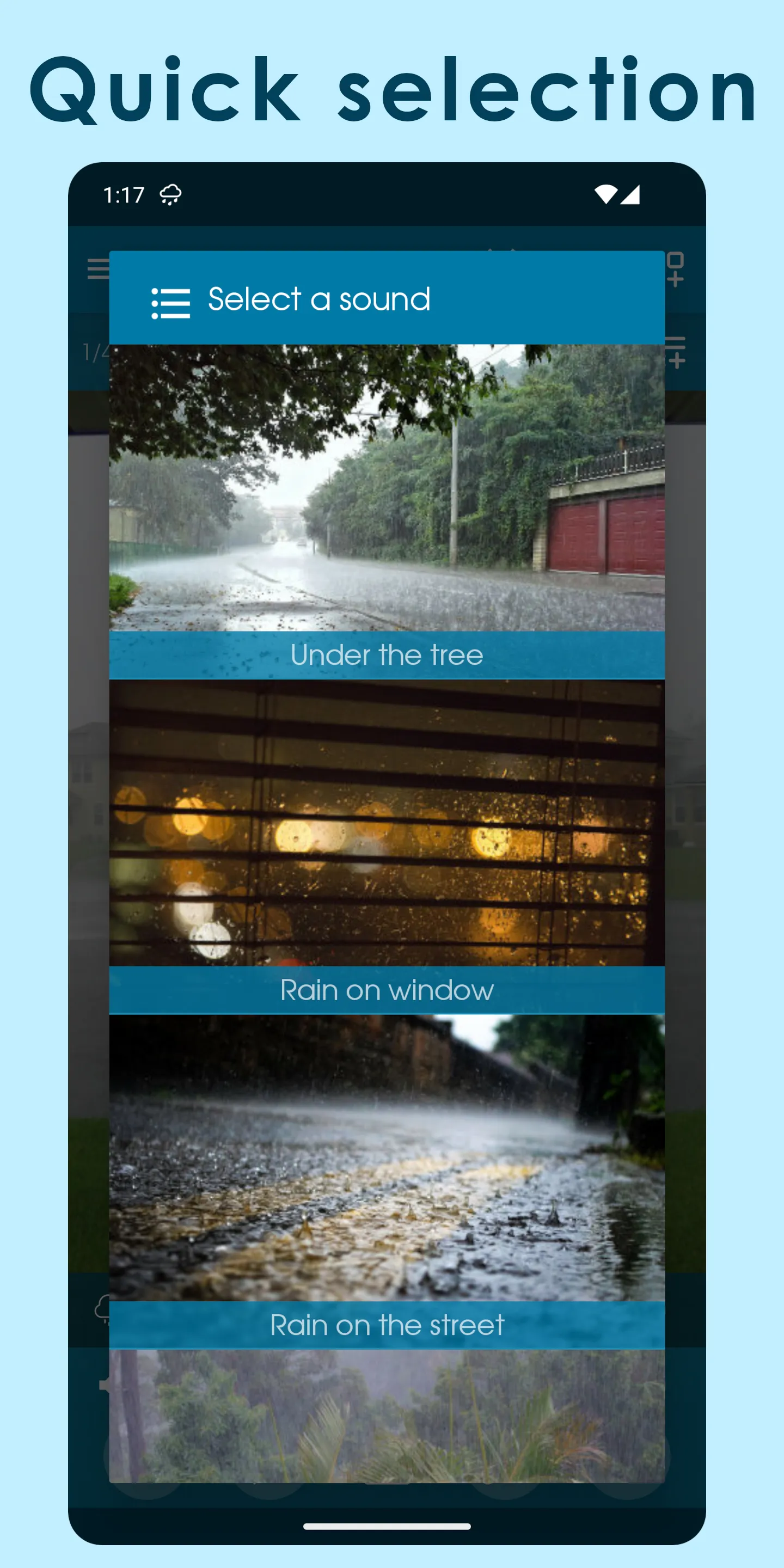 Relax Rain: sleep sounds | Indus Appstore | Screenshot