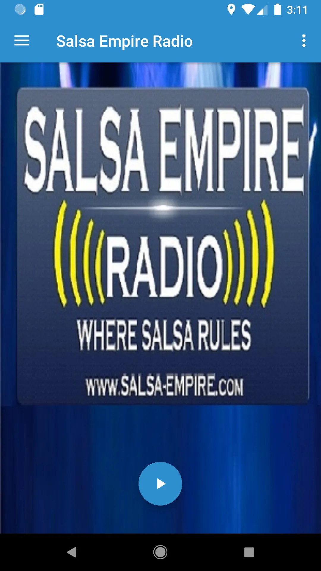 Salsa Empire Radio where salsa | Indus Appstore | Screenshot