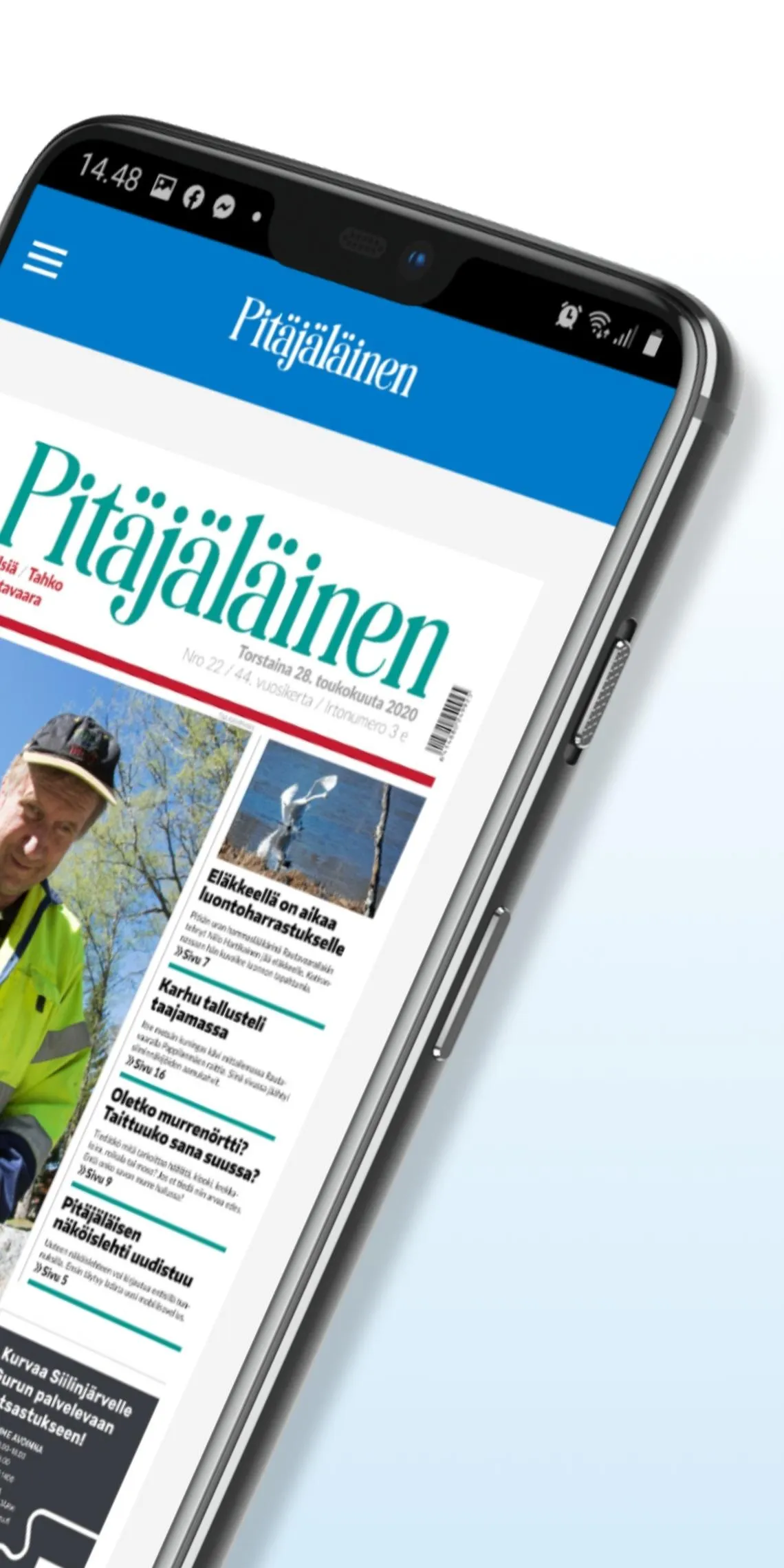 Pitäjäläinen – päivän lehti | Indus Appstore | Screenshot