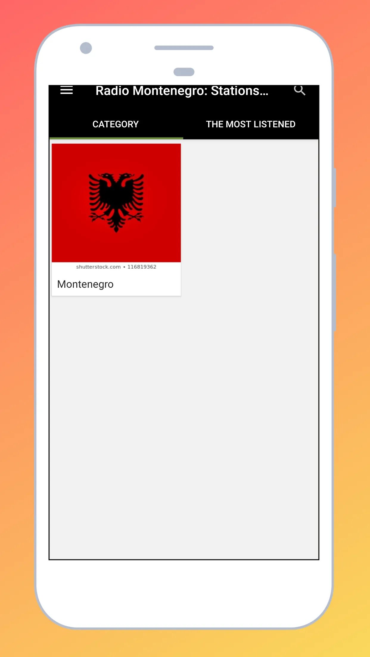 Radio Montenegro: Radio Online | Indus Appstore | Screenshot