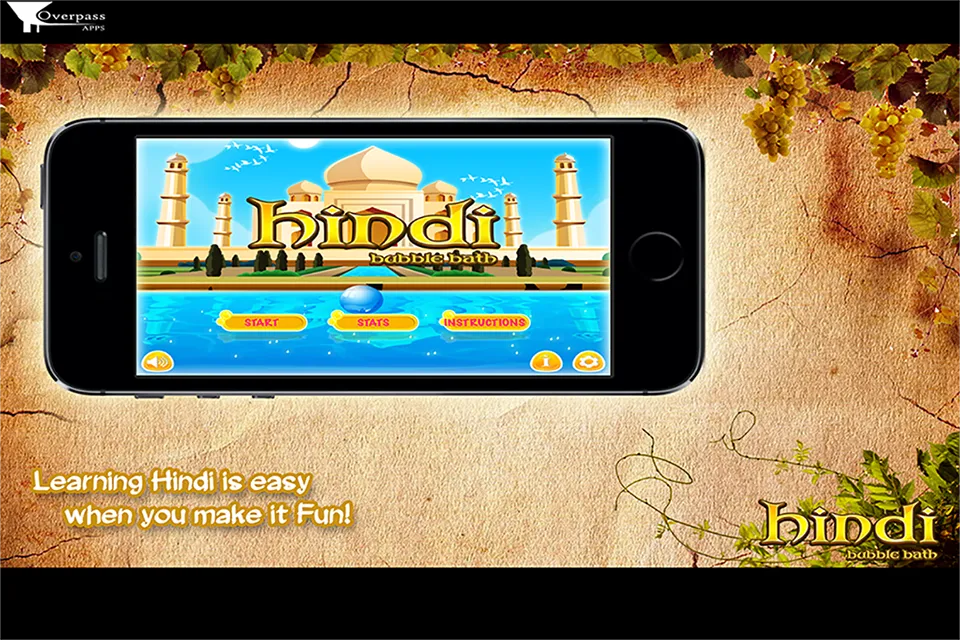 Learn Hindi Bubble Bath Game | Indus Appstore | Screenshot