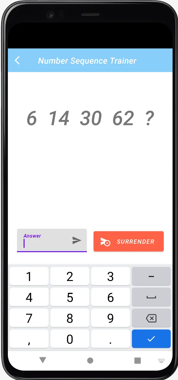 Number Sequence Trainer | Indus Appstore | Screenshot