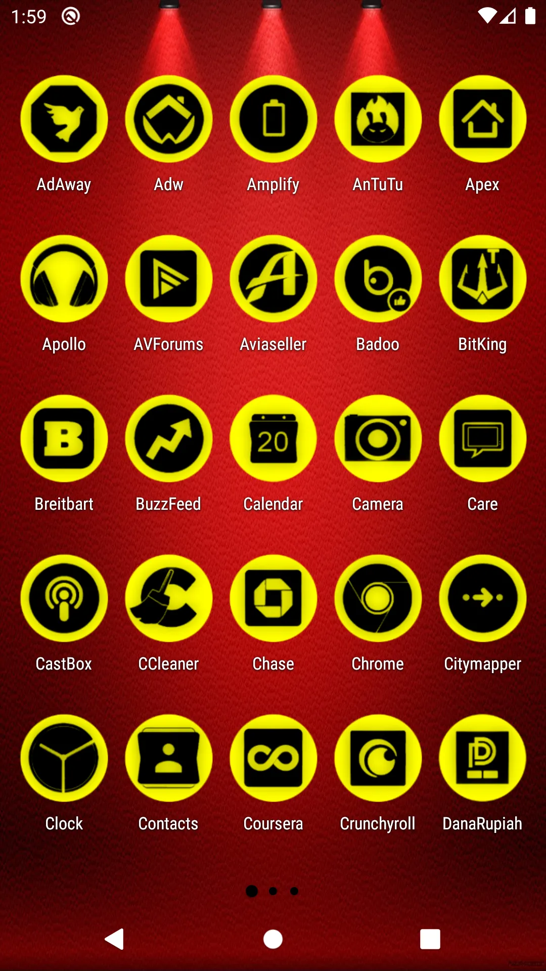 Oreo Yellow Icon Pack P2 | Indus Appstore | Screenshot