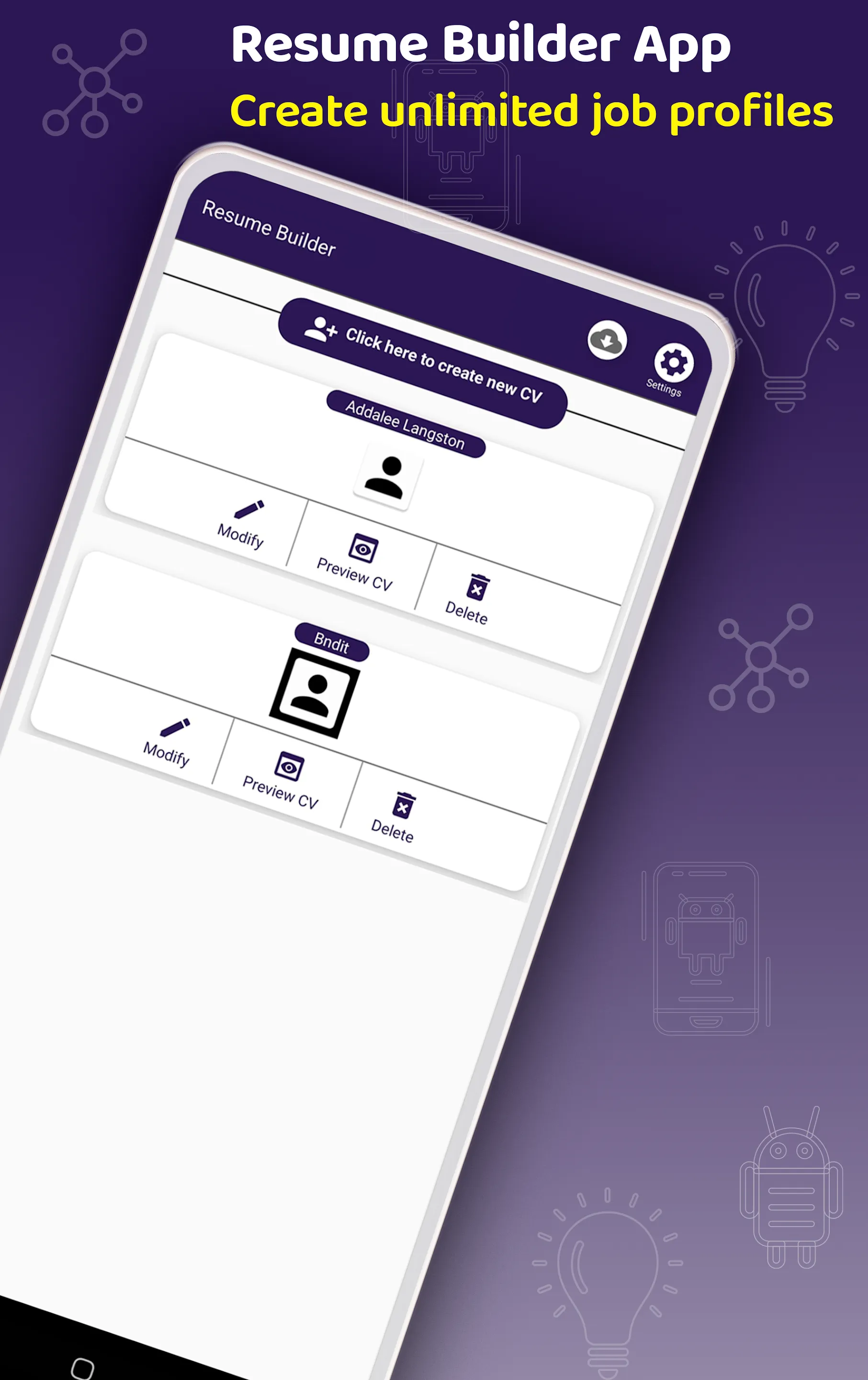 Resume Builder: PDF CV Maker | Indus Appstore | Screenshot