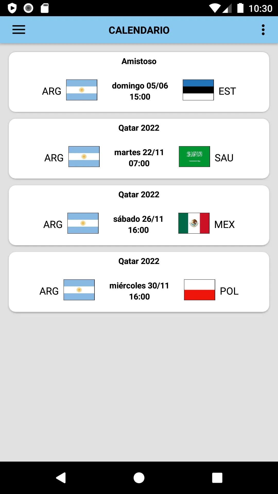 Selección Argentina de fútbol | Indus Appstore | Screenshot