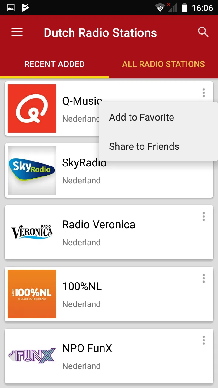 Netherlands Radio Stations | Indus Appstore | Screenshot