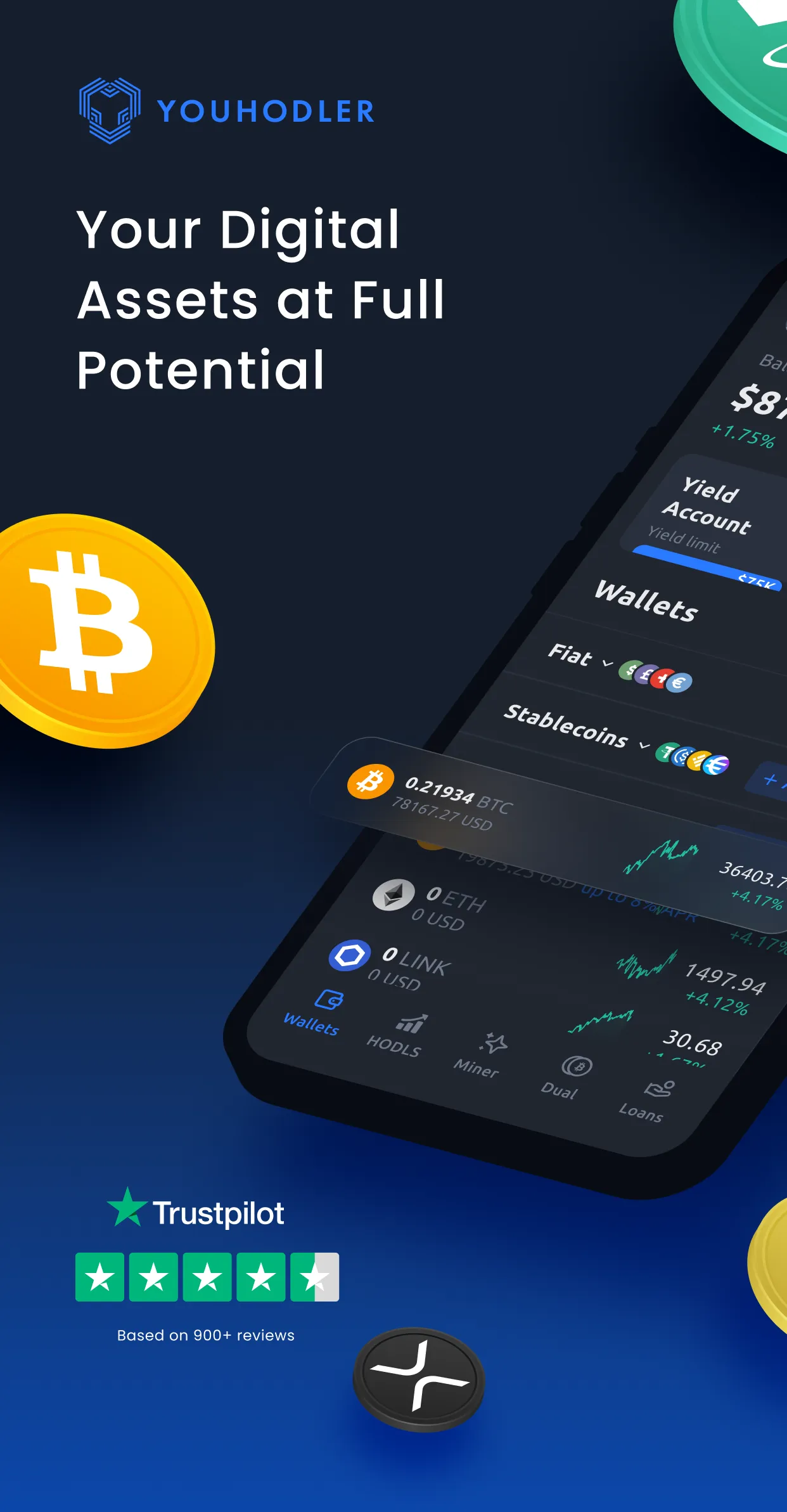 YouHodler: BTC & Crypto Wallet | Indus Appstore | Screenshot