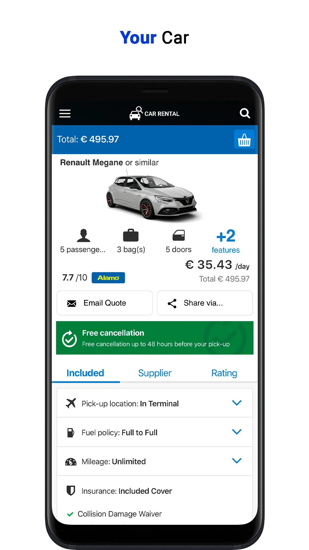 Car Rental: RentalCars 24h app | Indus Appstore | Screenshot