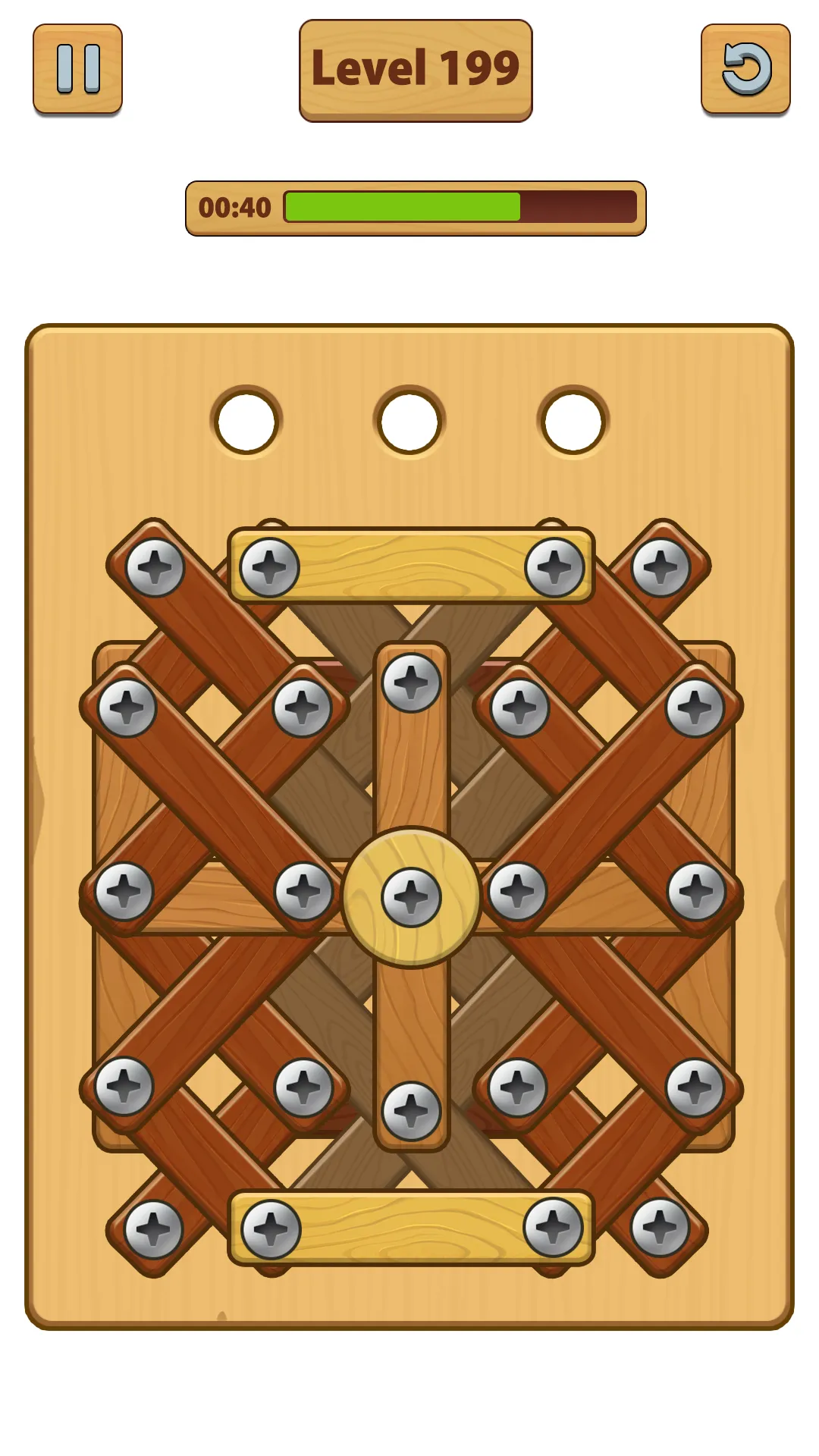 Nuts Bolts ASMR - Wood Nuts | Indus Appstore | Screenshot