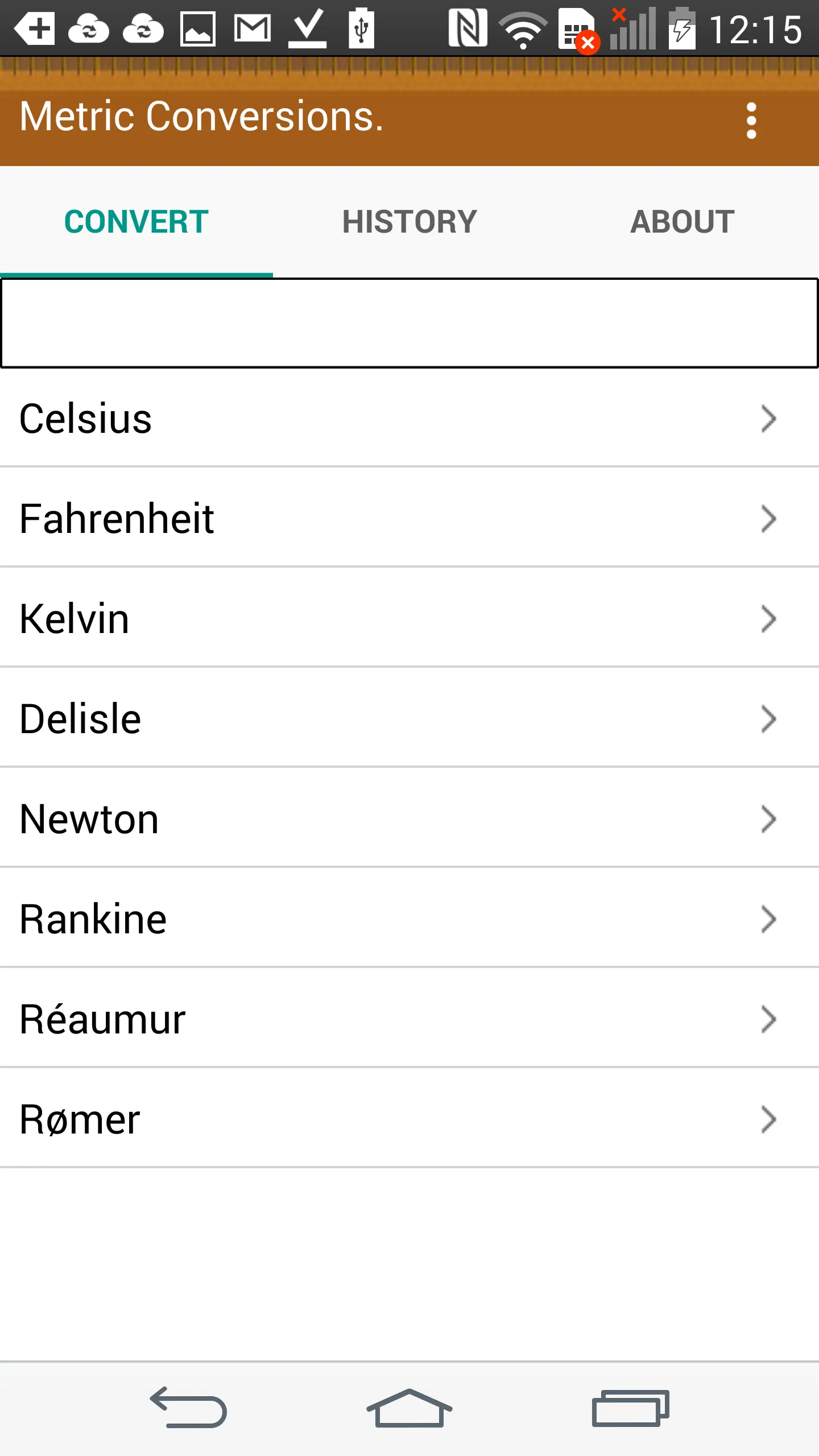 Metric Conversions | Indus Appstore | Screenshot