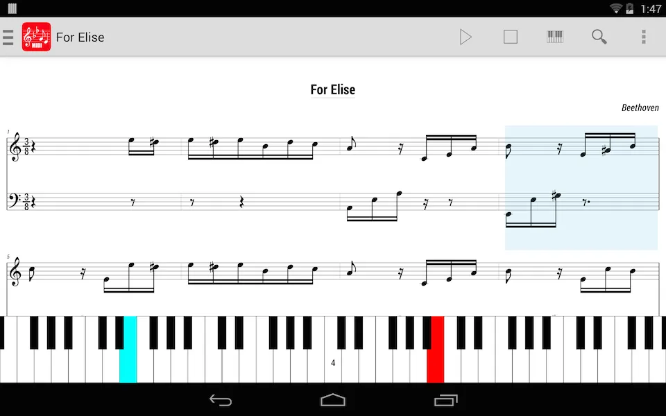 MIDI Score | Indus Appstore | Screenshot