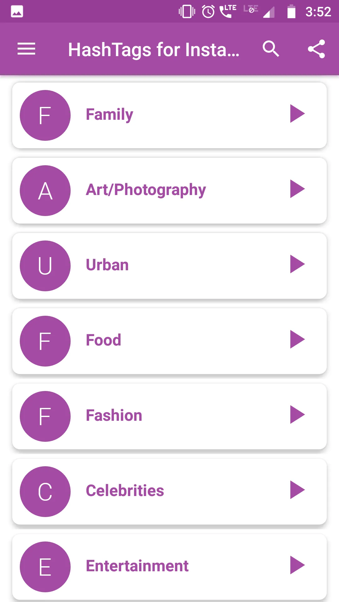 HashTags for Instagram | Indus Appstore | Screenshot