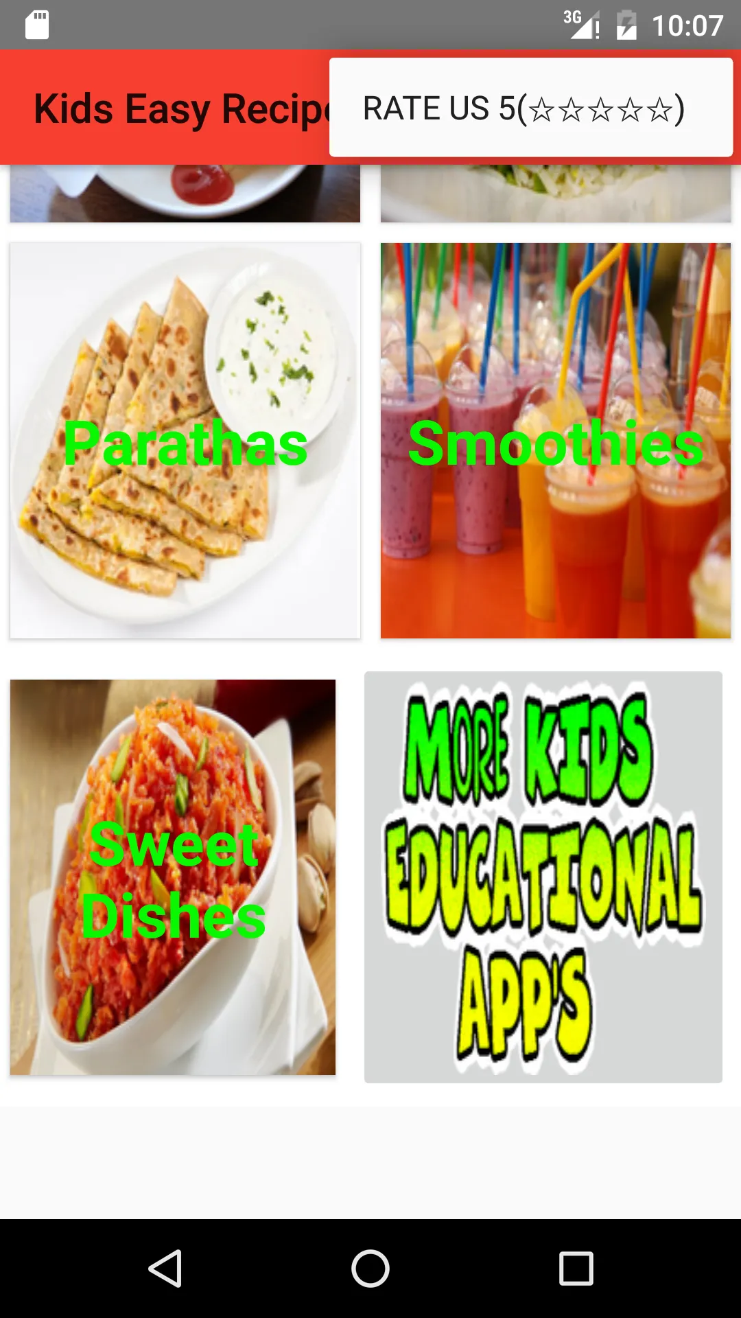 Kids Easy Recipes | Indus Appstore | Screenshot