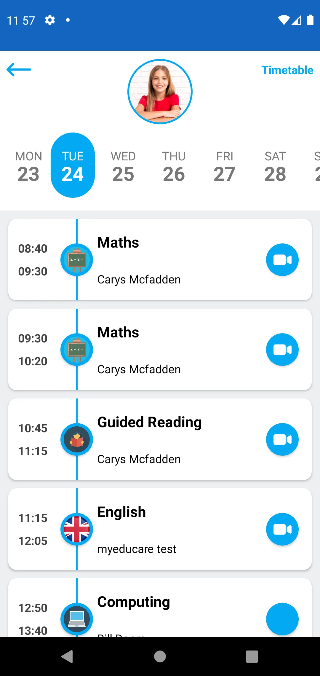 MyEduCare Student | Indus Appstore | Screenshot