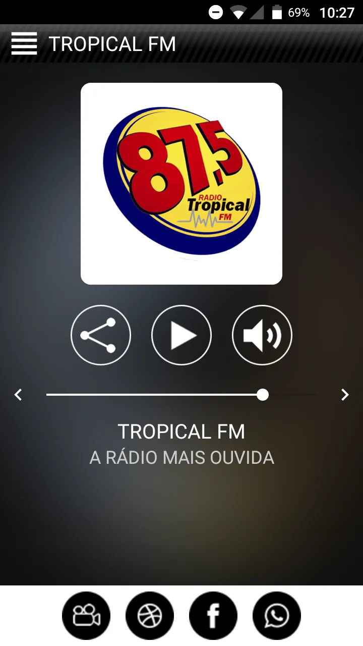 FM Tropical 87,5 | Indus Appstore | Screenshot