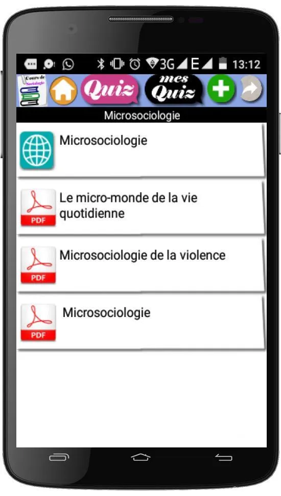 Cours de Sociologie | Indus Appstore | Screenshot