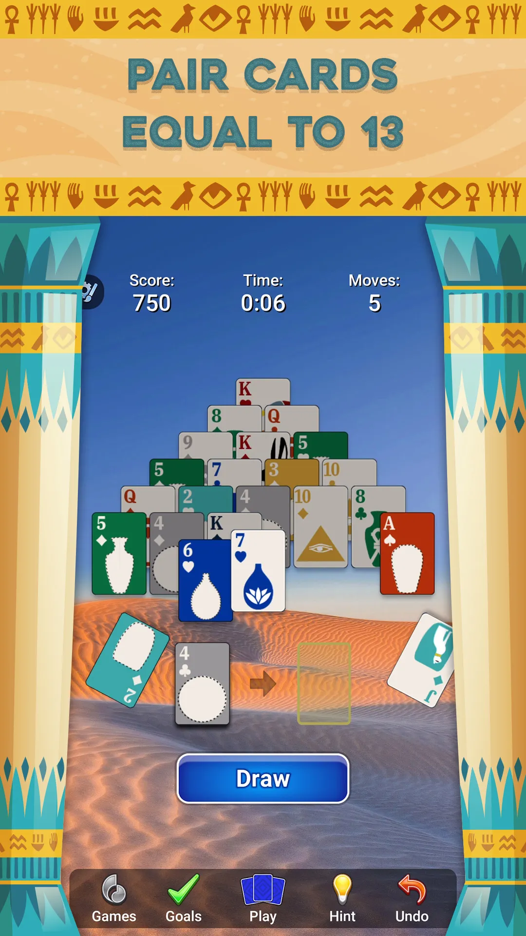 Pyramid Solitaire - Card Games | Indus Appstore | Screenshot