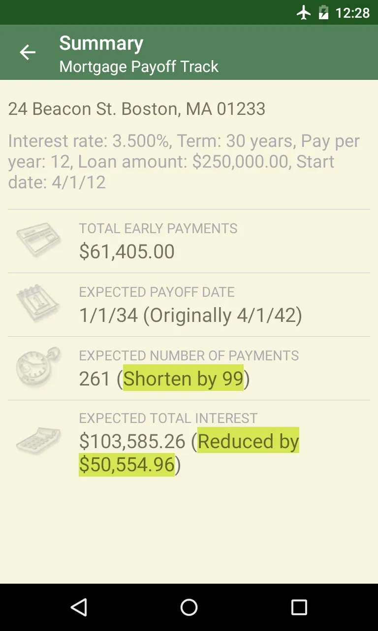 Mortgage Payoff Track | Indus Appstore | Screenshot