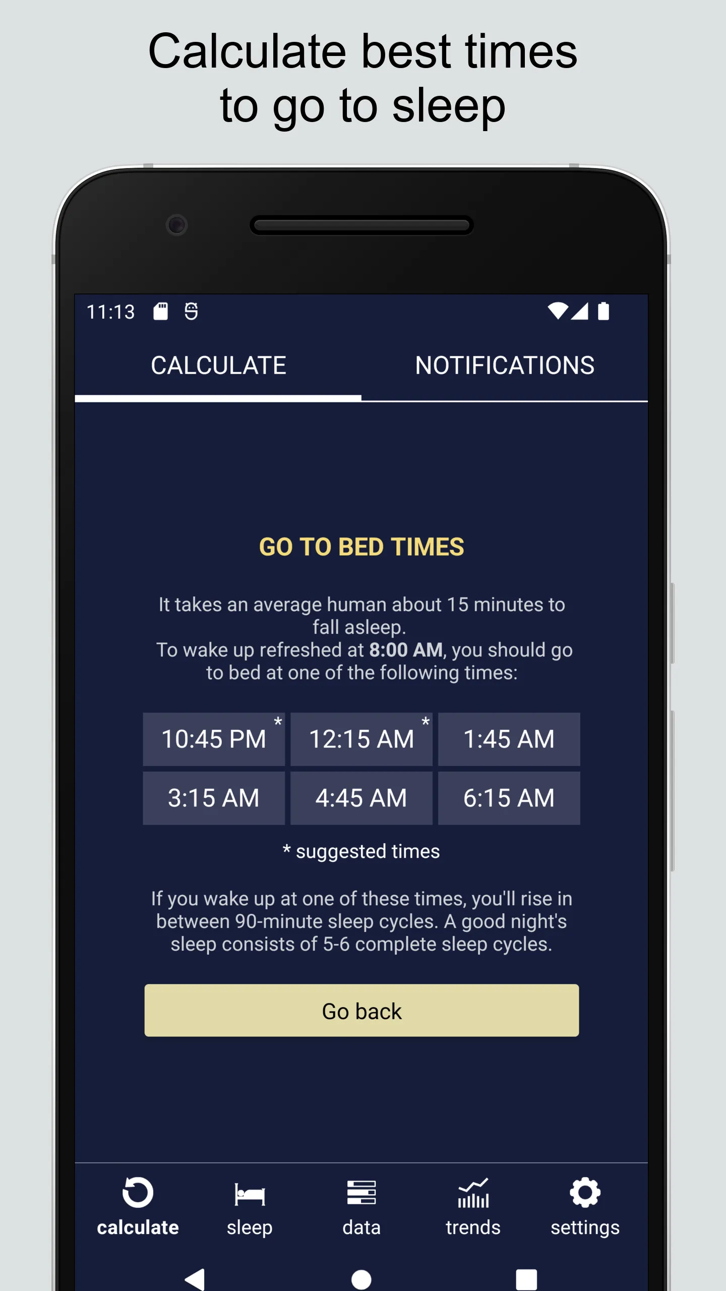 Sleep Calculator | Indus Appstore | Screenshot