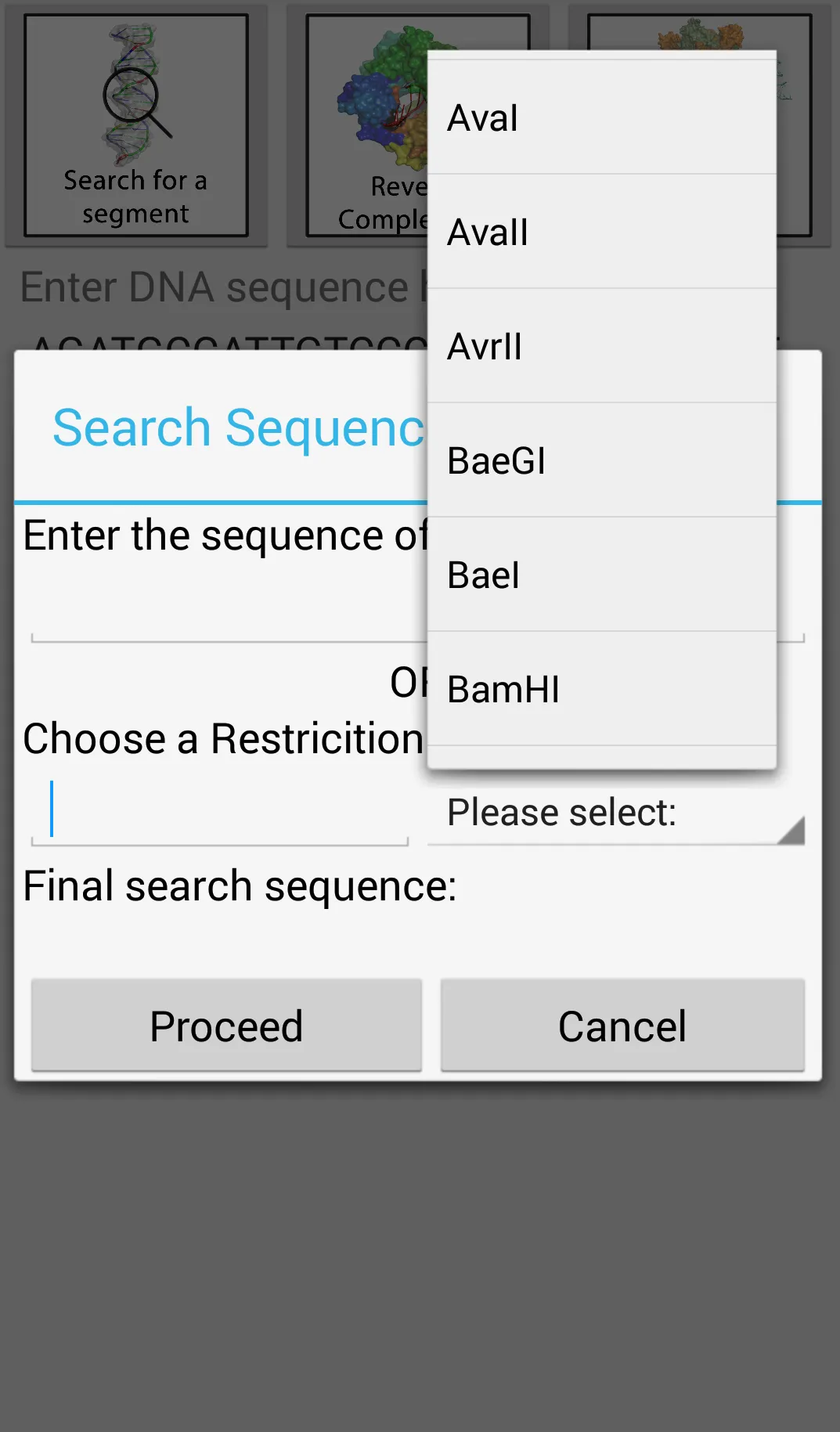 DNA2App - Sequence analyzer | Indus Appstore | Screenshot