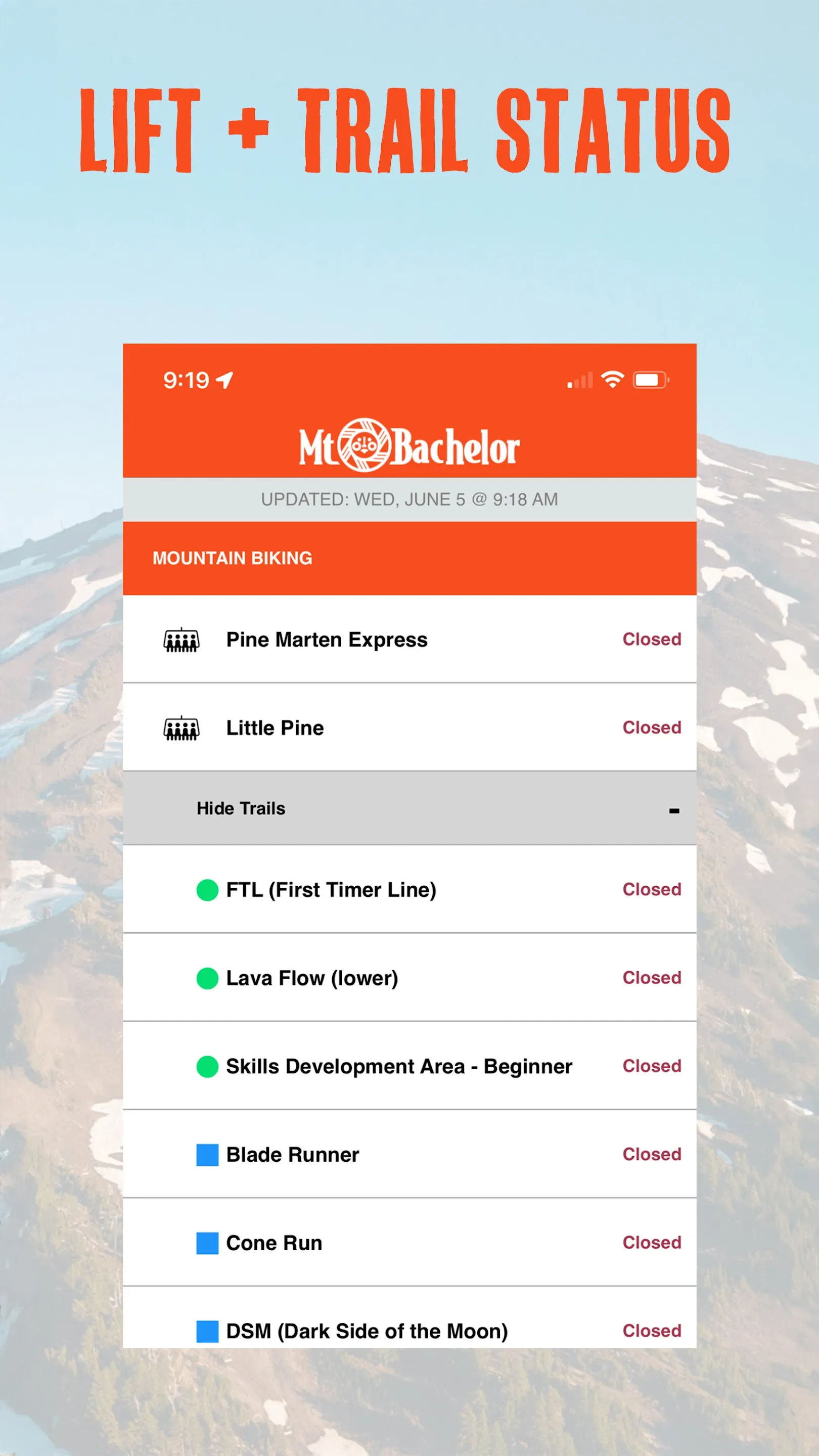 Mt. Bachelor | Indus Appstore | Screenshot