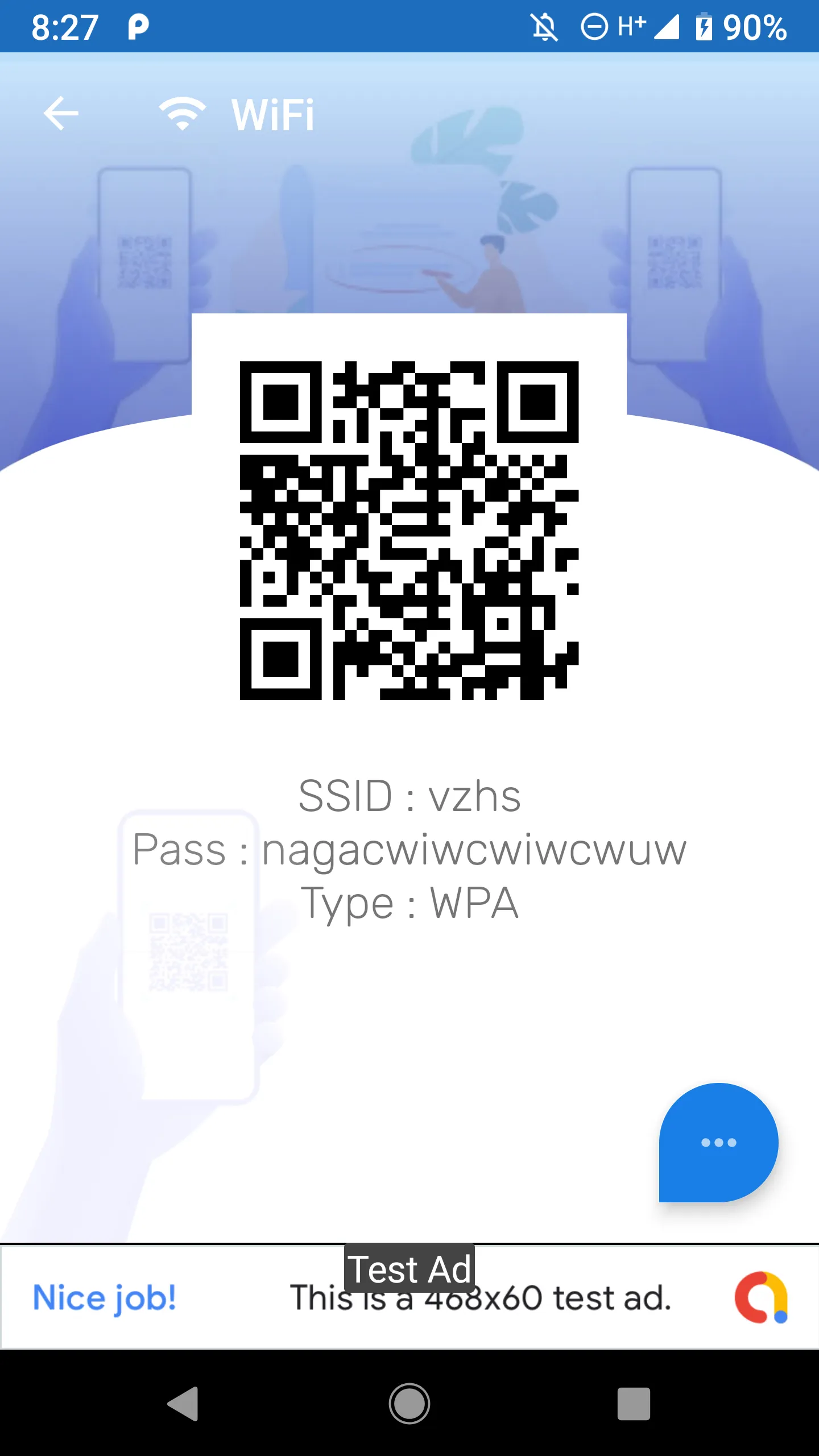 WiFi QR Code Shower, Generator | Indus Appstore | Screenshot