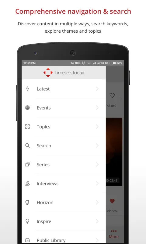 TimelessToday | Indus Appstore | Screenshot