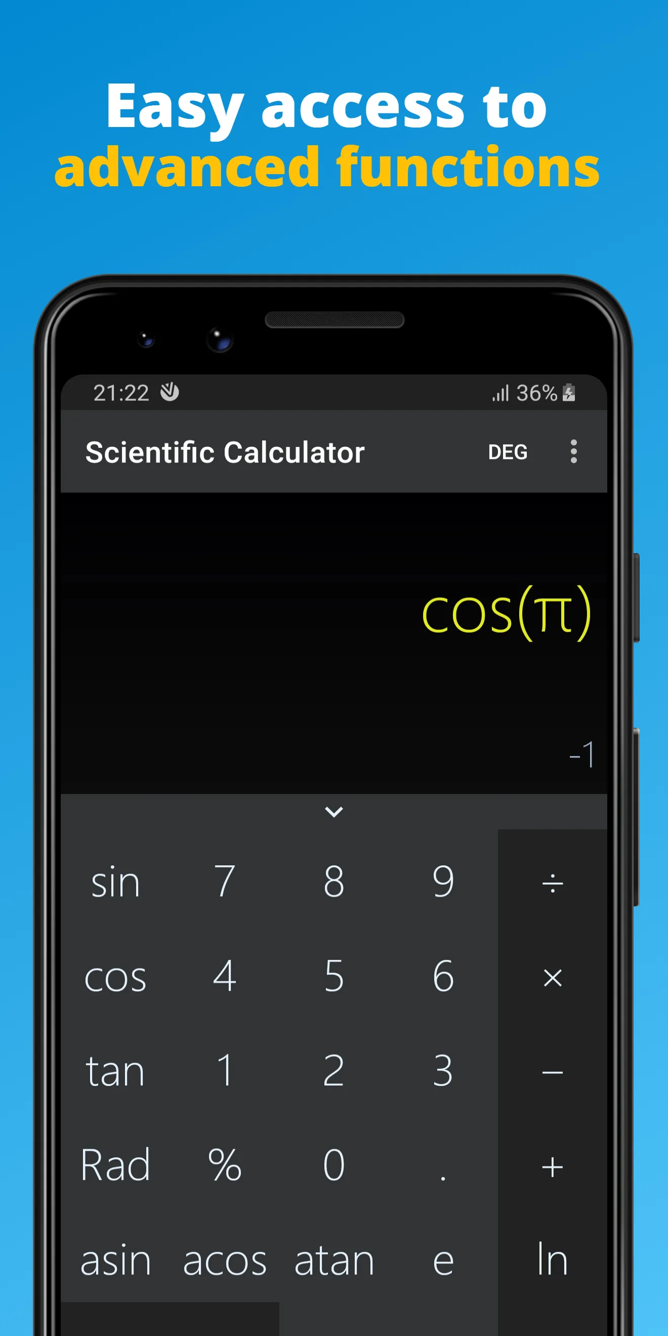 Scientific Calculator | Indus Appstore | Screenshot