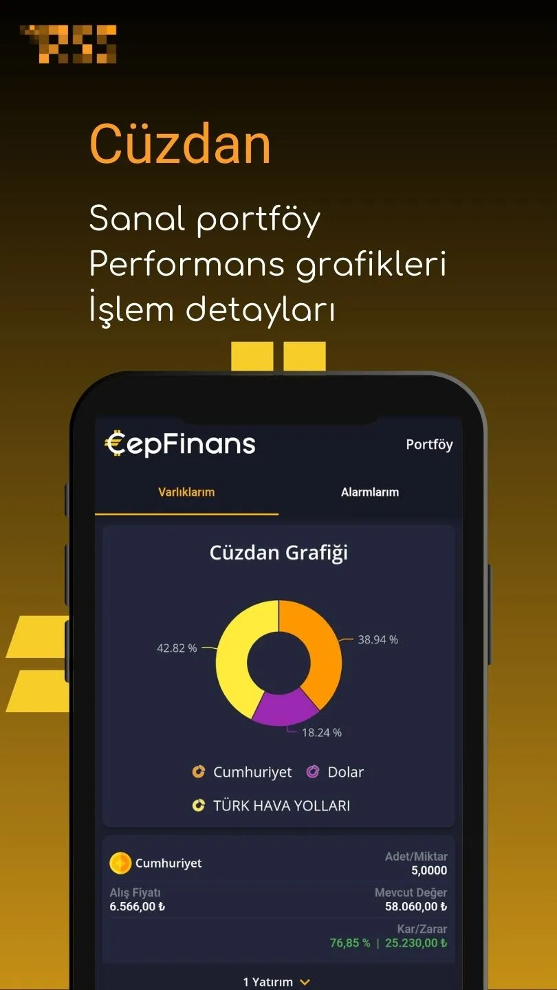 CepFinans: Döviz, Altın, Borsa | Indus Appstore | Screenshot