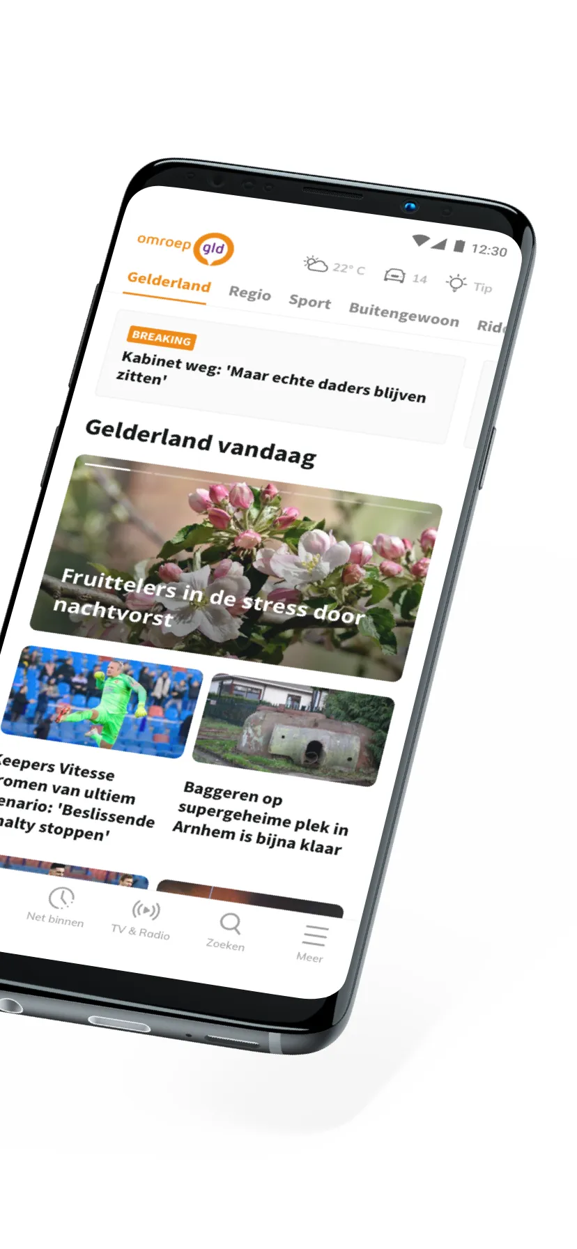 Omroep Gelderland | Indus Appstore | Screenshot