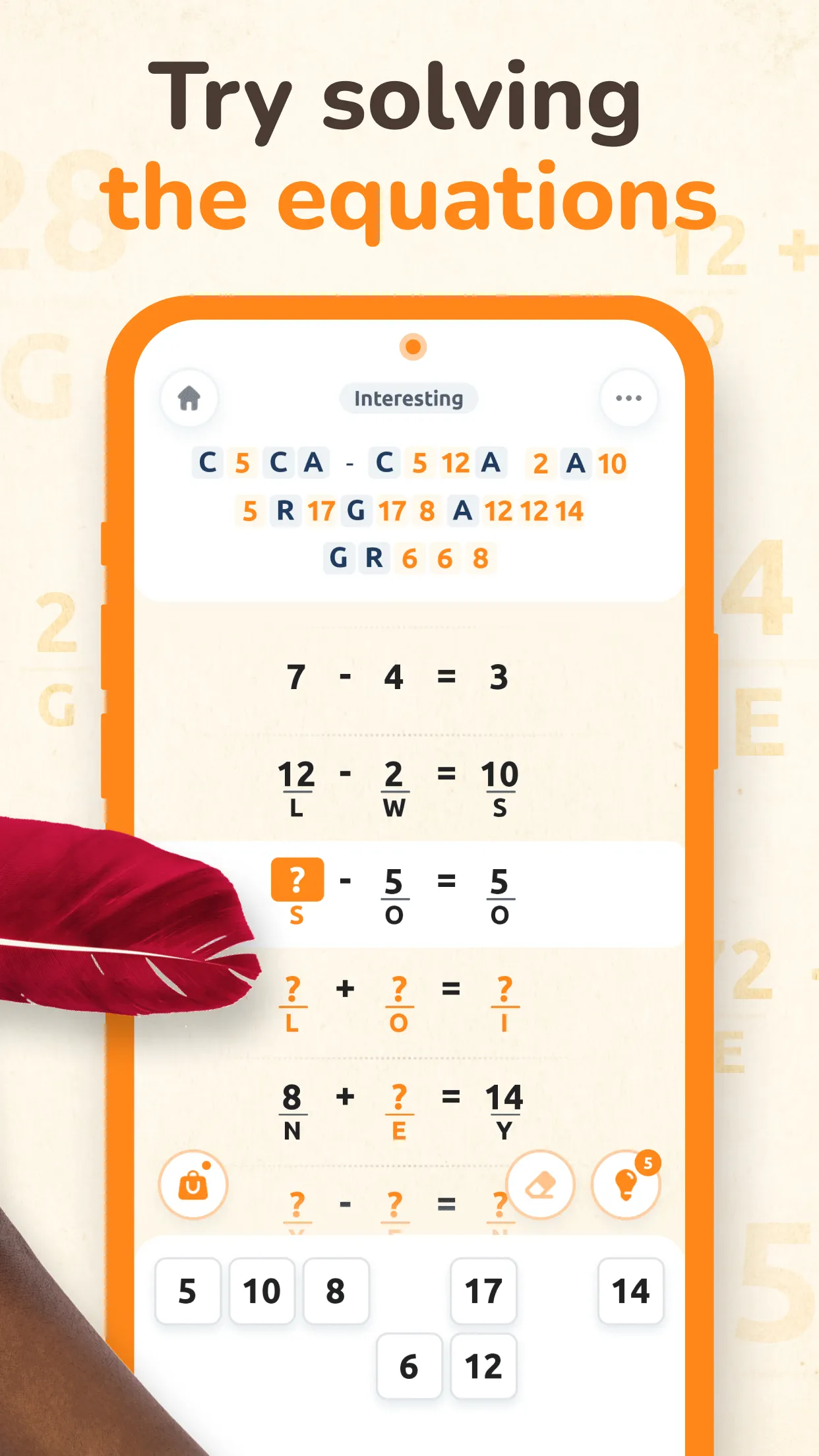 Letter Math－Cross Logic Puzzle | Indus Appstore | Screenshot