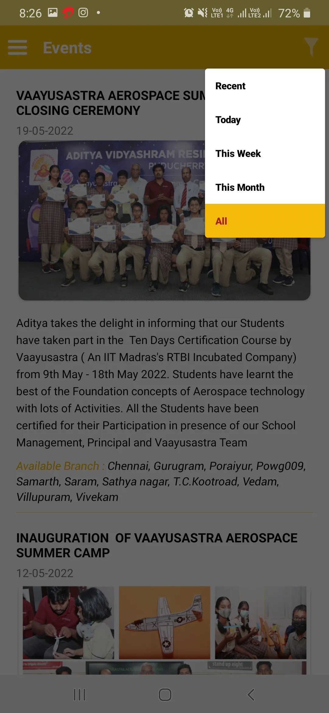 Aditya Vidyashram | Indus Appstore | Screenshot