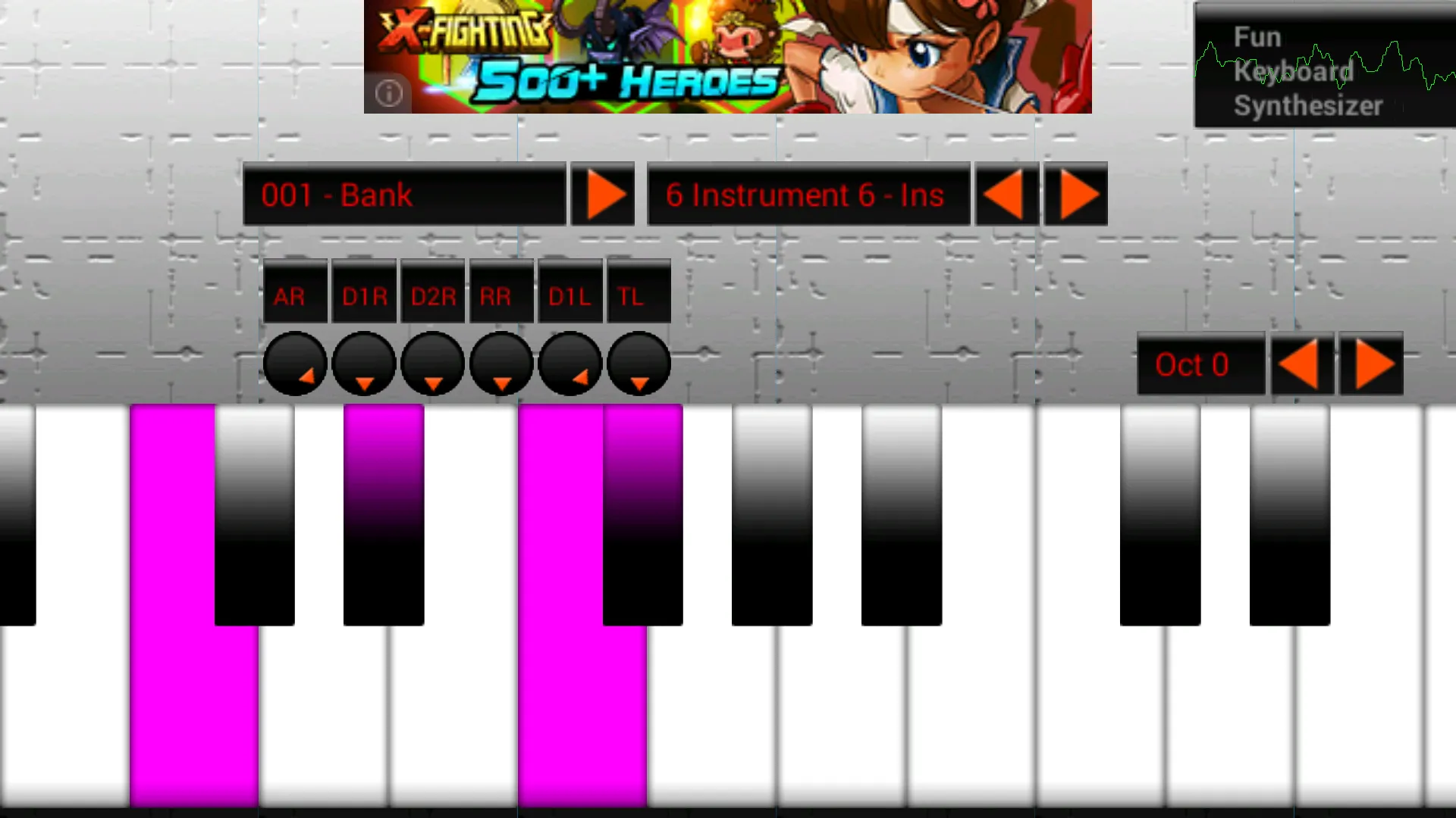 Fun Keyboard Piano Synthesizer | Indus Appstore | Screenshot