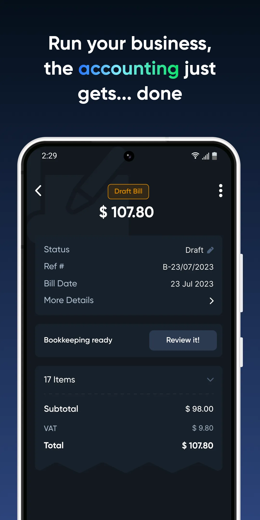 Jaz Accounting | Indus Appstore | Screenshot