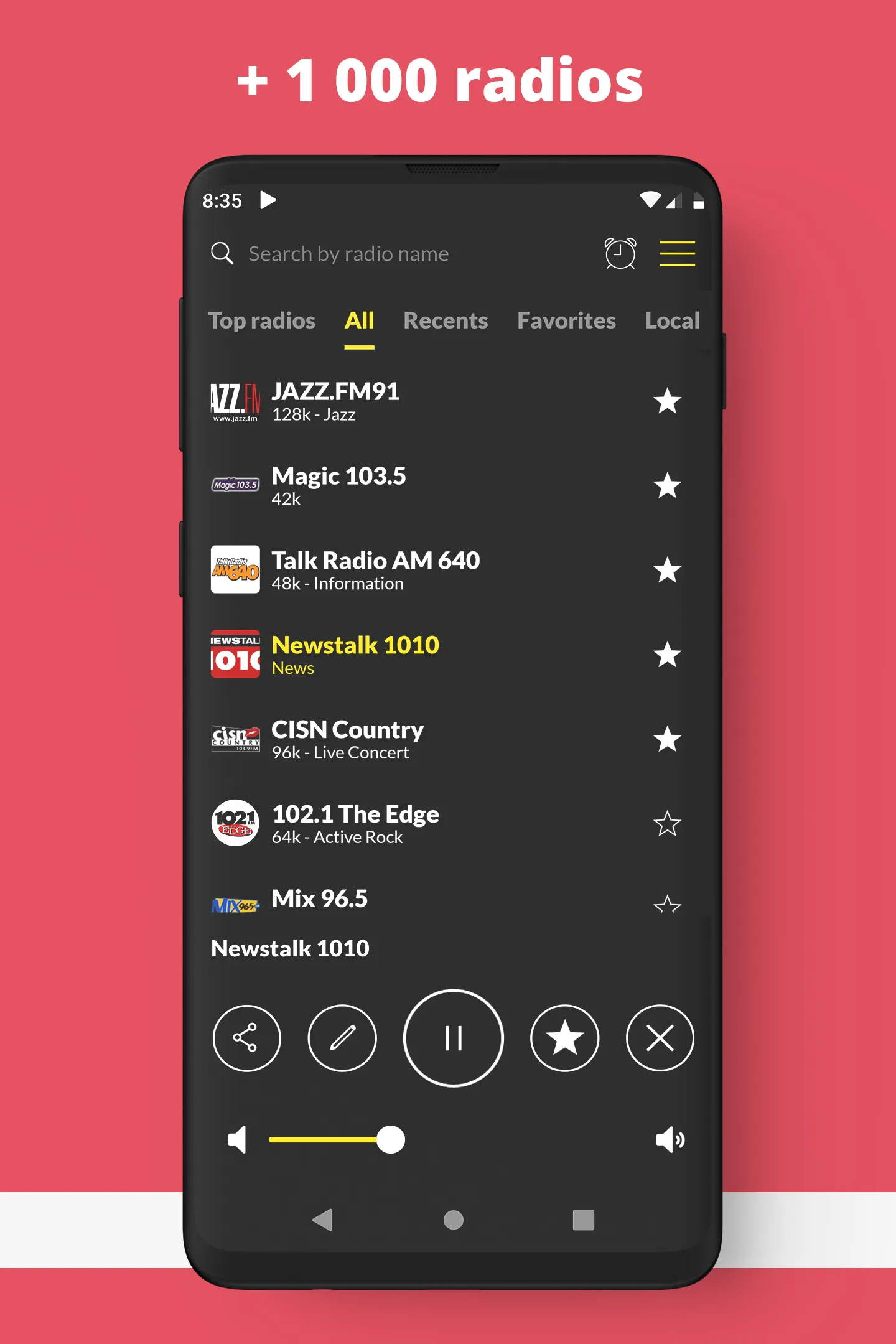 Radio Canada: Online FM Radio | Indus Appstore | Screenshot