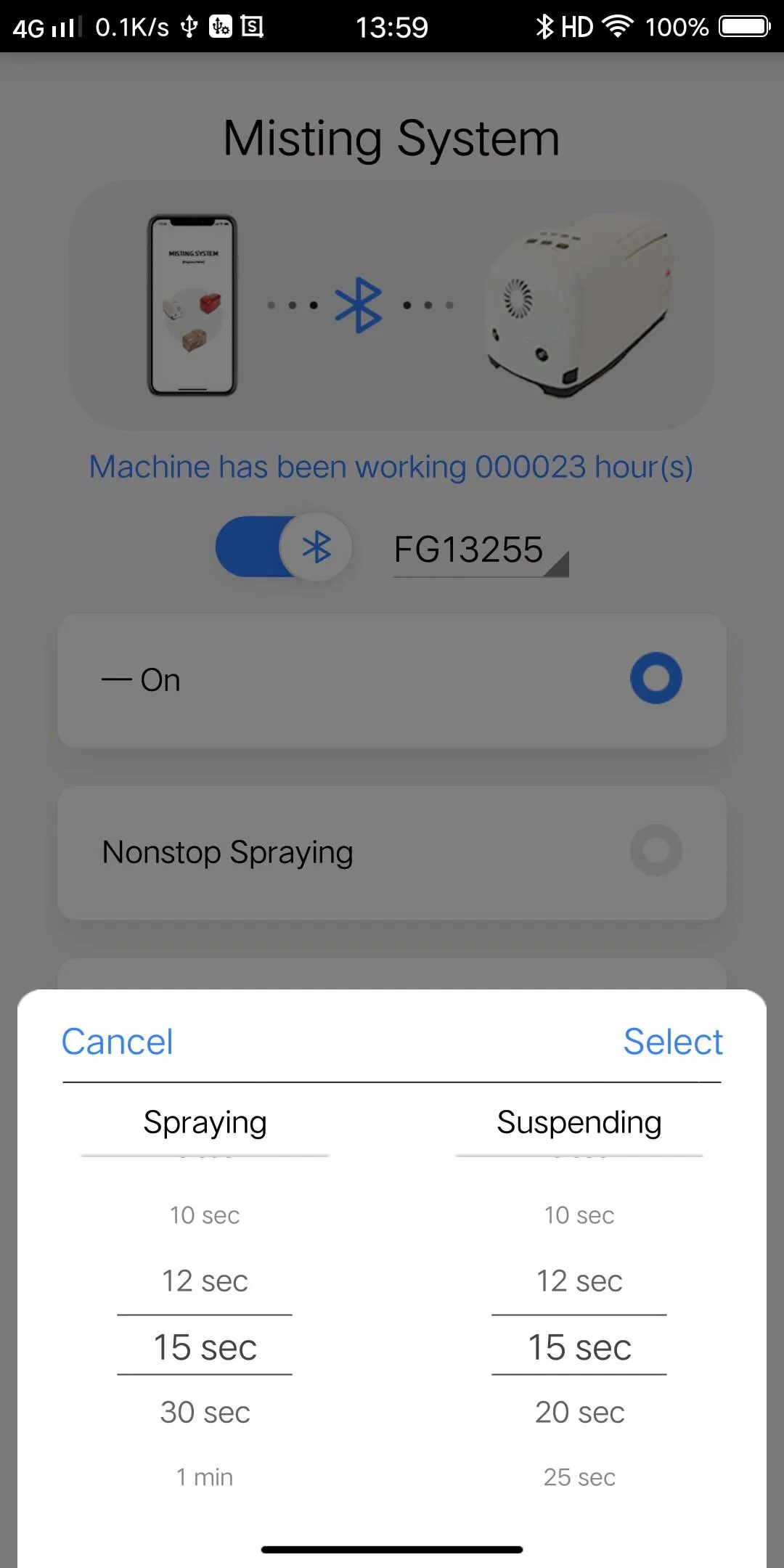 HP Misting System(Fog Machine) | Indus Appstore | Screenshot