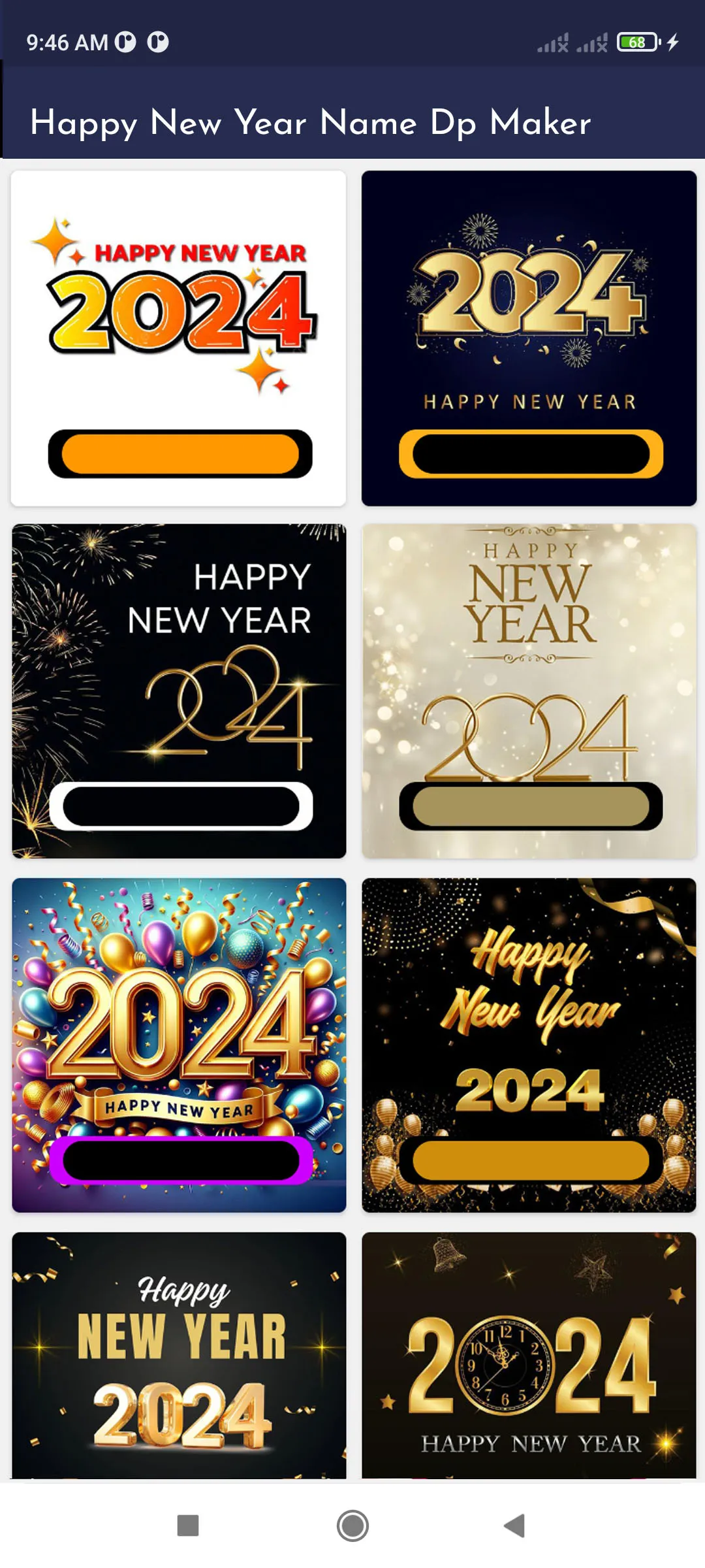 Happy New Year Name DP 2024 | Indus Appstore | Screenshot