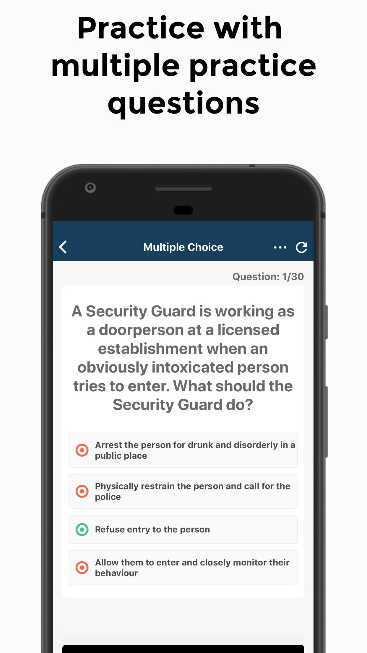 Ontario Security Guard Test | Indus Appstore | Screenshot