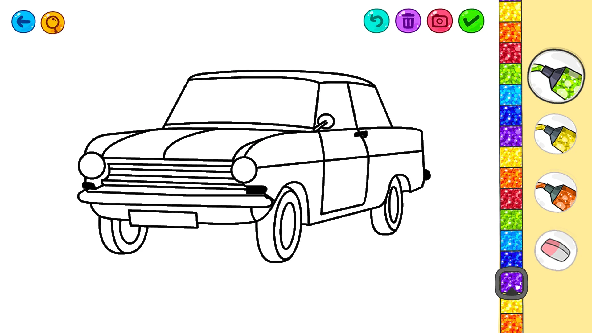 Cars Coloring Book for Kids | Indus Appstore | Screenshot