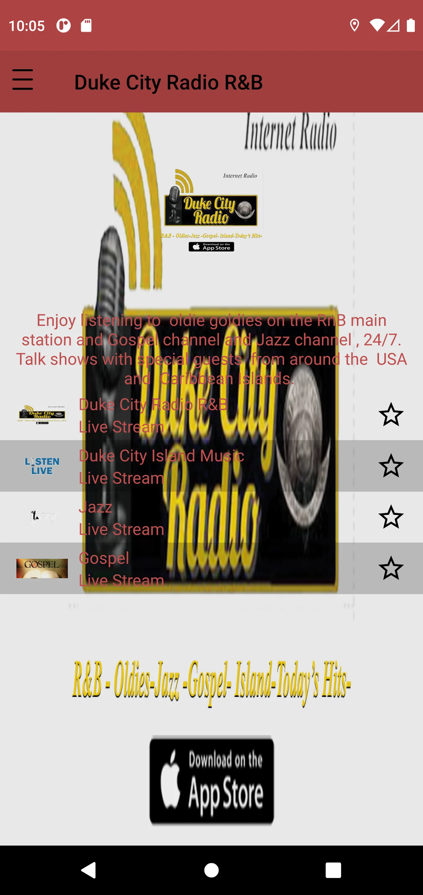 DUKE CITY RADIO | Indus Appstore | Screenshot